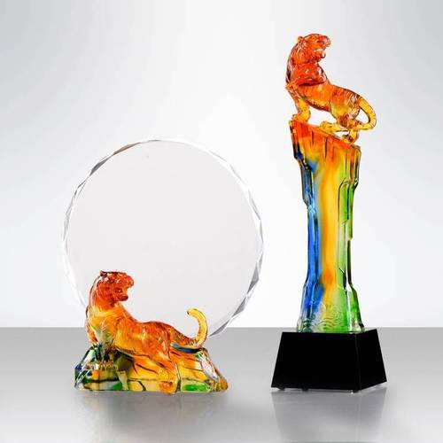 古法琉璃奖杯***,琉璃工厂 琉璃定制 琉璃工艺品礼品厂家 琉璃摆件
